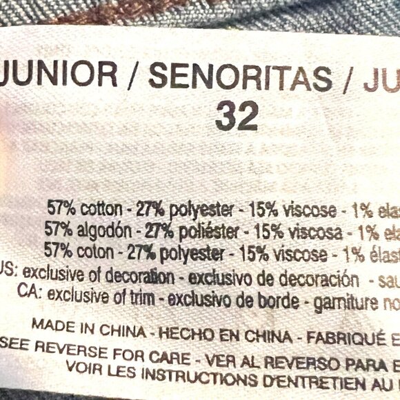 WILLIAM RAST Women's Ankle Skinny Jeans High Rise Ombre Grommet Stretch Size 30 - Picture 12 of 12